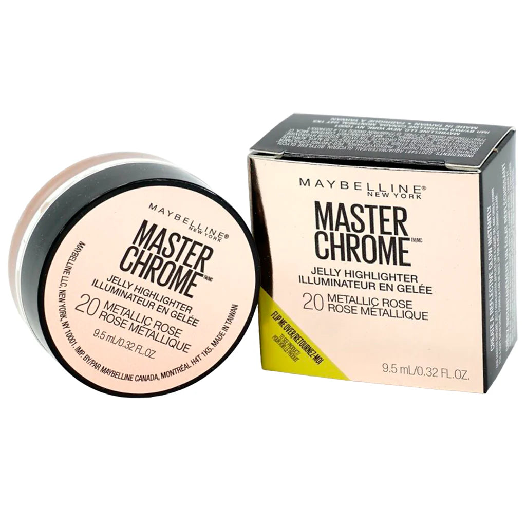 Maybelline - Master Chrome Jelly Iluminador – Brillo Metálico para un Glow Impactante