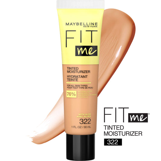 Maybelline - Fit Me Hidratante con Color – Piel Fresca y Radiante Todo el Día