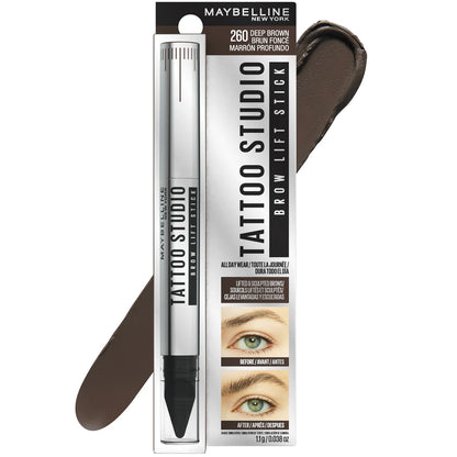 Maybelline - Tattoo Studio Brow Lift Stick – Cejas Definidas y con Efecto Lifting al Instante